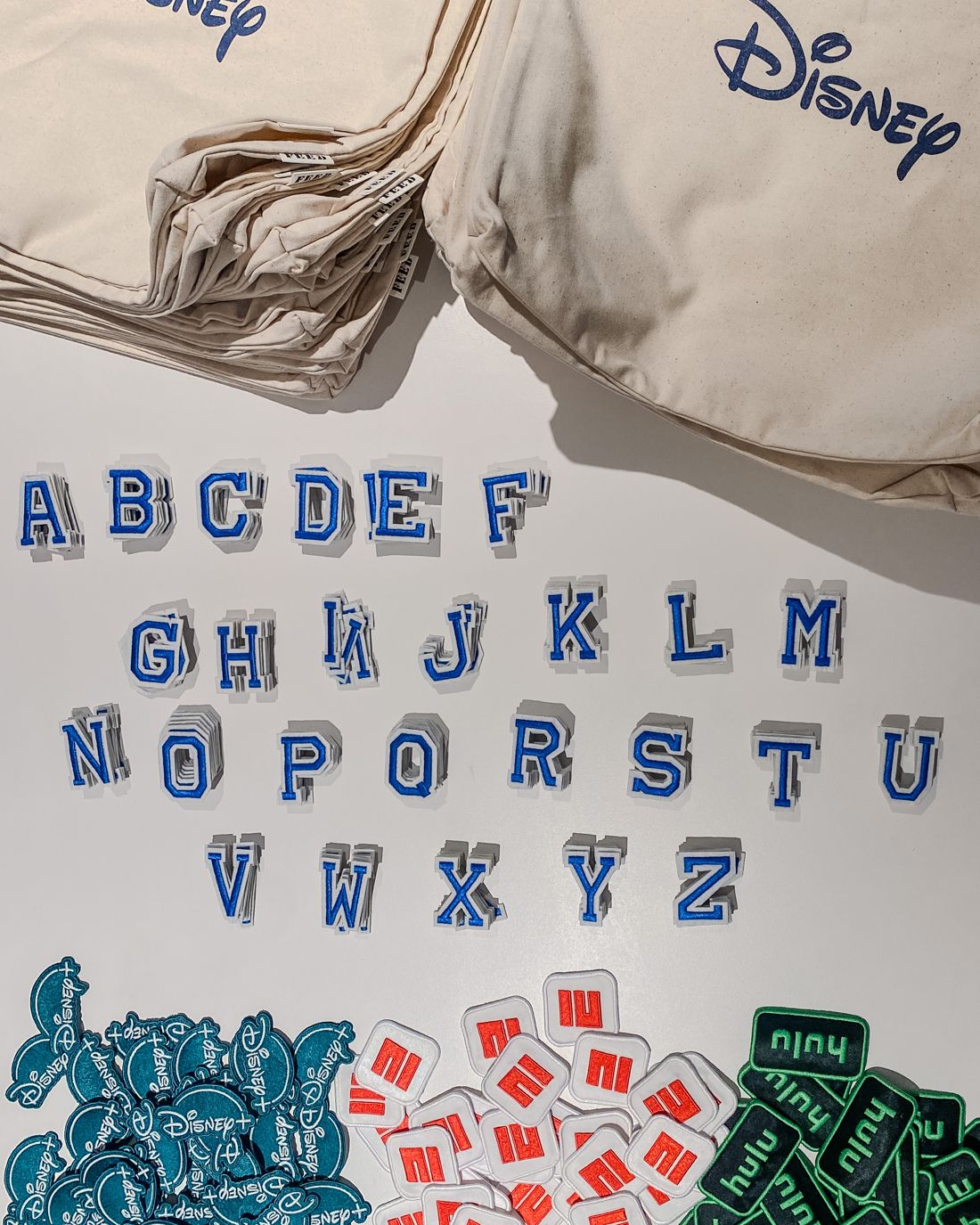 Custom chenille letter patches